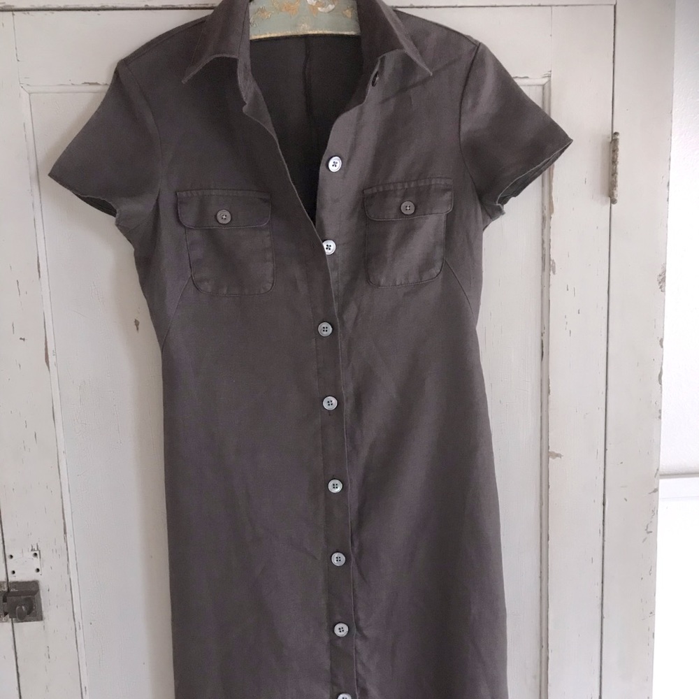 Boden Dark Chocolate Shirt Dress